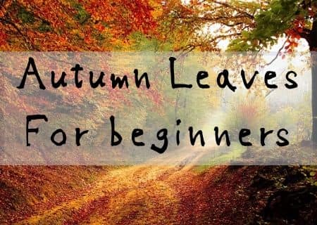 autumn leaves solo lesson for beginners