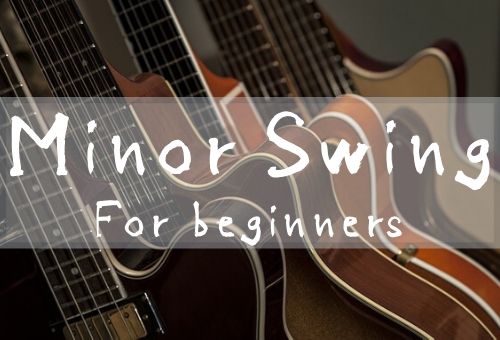 gypsy jazz minor swing lesson for beginners