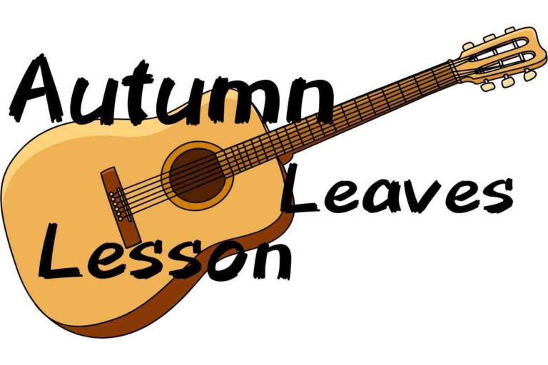 Autumn leaves lesson・枯葉のレッスン